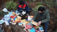 Ormanda FETÖ elebaşı Gülen'e ait kitaplar bulundu