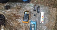 Ormanda yapılan kazıdan bomba malzemeleri çıktı