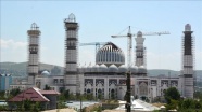 Orta Asya'nın en büyük cami inşaatında sona yaklaşılıyor