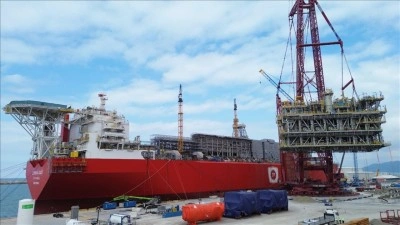 Osman Gazi Y&uuml;zer &Uuml;retim Platformu'nda gaz akışının s&uuml;rekliliğini sağlayacak kritik aşama tamaml