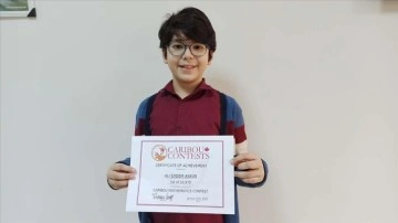 Osmaniyeli öğrenci, Caribou Matematik Yarışması'nda şampiyon oldu