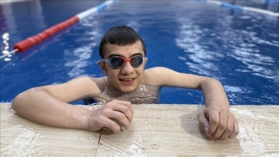 Otizmli Umut&rsquo;un kula&ccedil;ları madalya getirdi