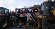 Otobüs kazalarında yaralı sayısı 48’e çıktı