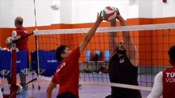 Oturarak voleybolda smaçlar, Avrupa Şampiyonası'nda altın madalya için atılıyor