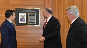 Özdemir Bayraktar'ın ismi Milli Savunma Üniversitesinde konferans salonuna verildi