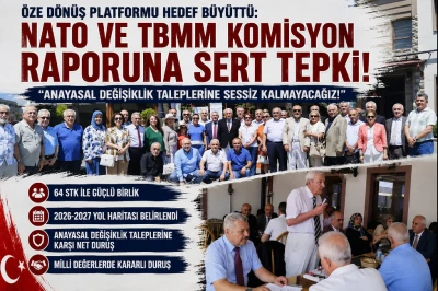 &Ouml;ze D&ouml;n&uuml;ş Platformu hedef b&uuml;y&uuml;tt&uuml;: NATO ve TBMM Komisyon Raporuna sert tepki! -&Ouml;m&uuml;r &Ccedil;elikd&ouml;nmez haberi-