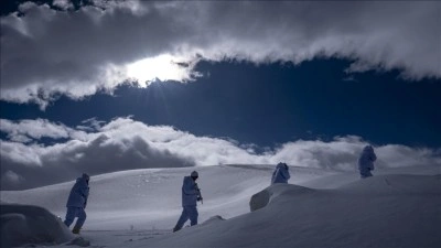 &Ouml;zel harekat polisleri &ccedil;etin kış şartlarında operasyon ve arama kurtarma g&ouml;revlerine hazır