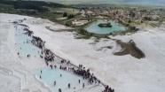 Pamukkale&#039;de ziyaretçi rekoru bekleniyor