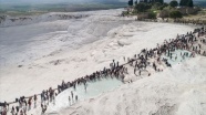 Pamukkale&#039;ye üç ayda 1 milyon ziyaretçi