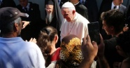 Papa Francis sığınmacıları ziyaret etti