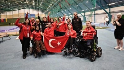 Para milli sporcu &Ouml;ner Bozbıyık'tan Finlandiya'daki D&uuml;nya Boccia Kupası'nda altın madalya