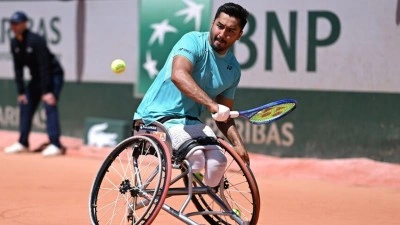 Para tenis&ccedil;i Ahmet Kaplan, Fransa A&ccedil;ık'ta adını finale yazdırdı
