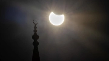 Parçalı Güneş tutulması Türkiye'den böyle gözlemlendi