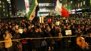 Paris'te Halep'e destek gösterisi