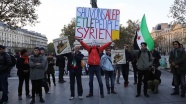 Paris'te Halep protestosu