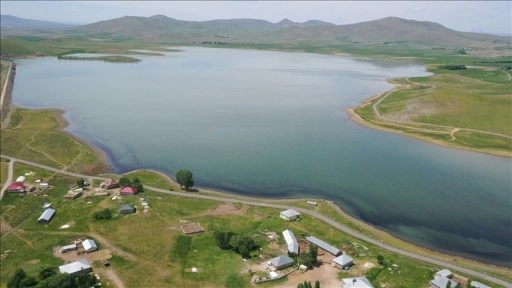 Patnos Barajı'nda su seviyesi kar suları ve ilkbahar yağışlarıyla yükseldi