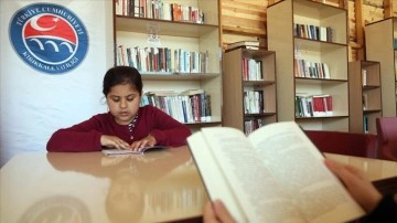 azarcık'ta 'Oba Kütüphanesi' depremzede çocukların hizmetinde