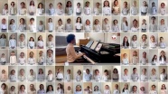 Piyanist Can Çakmur ile '100 Çocuk Korosu' online ortamda 23 Nisan Marşı'nı seslendir