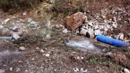 PKK'lı teröristler içme suyu hattına zarar verdi