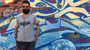 Polonya&#039;da yaşayan Türk graffiti sanatçısından memleketi Tire&#039;ye &#039;pandemi hatırası