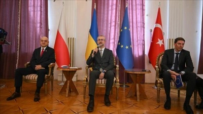 Polonya, Ukrayna ve AB'nin Ankara'daki misyon temsilcileri, ortak basın toplantısı d&uuml;zenle
