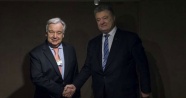 Poroşenko ve Guterres, Davos'ta 'barış' konulu görüşme yaptı