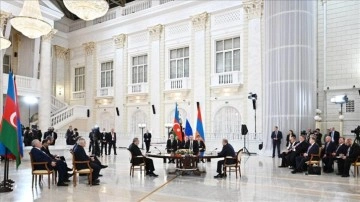 Putin, anlaşmaların uygulanması halinde Bakü ile Erivan arasında barış olacağını belirtti
