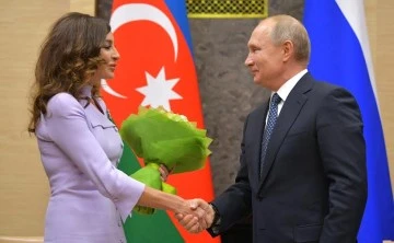 Putin'den, Azerbaycan Cumhurbaşkanı Birinci Yardımcısı Mehriban Aliyeva'ya doğum günü kutlaması