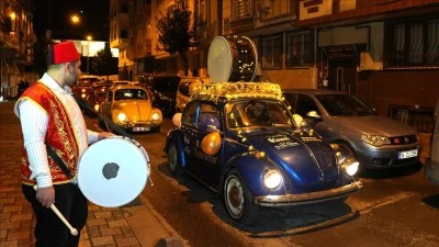 Ramazan davulcularının sahur mesaisi başladı