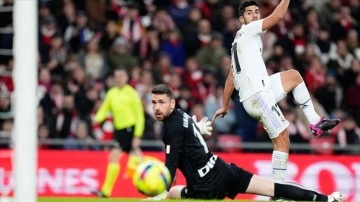 Real Madrid zorlu Athletic Bilbao deplasmanından 3 puan aldı