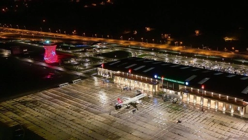 Rize-Artvin Havalimanı nisanda 77 bin 895 yolcuya hizmet verdi