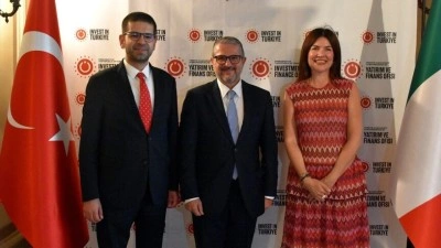Roma'da Cumhurbaşkanlığı Yatırım ve Finans Ofisinin 20. kuruluş yıl d&ouml;n&uuml;m&uuml;ne &ouml;zel resepsiyon ve