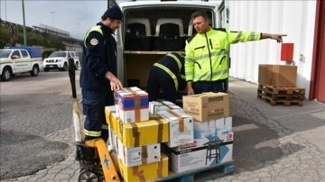 Roma'da Türkiye'deki depremzedeler için yardım malzemeleri toplanıyor