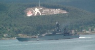 Rus savaş gemileri Çanakkale'den geçti