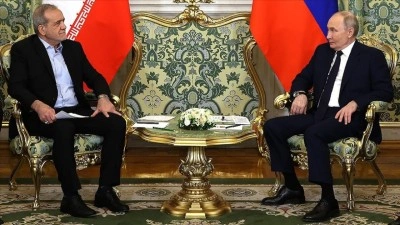 Rusya Devlet Başkanı Putin ile İran Cumhurbaşkanı Pezeşkiyan telefonda g&ouml;r&uuml;şt&uuml;