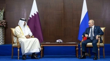 Rusya Devlet Başkanı Putin, Katar Emiri Şeyh Temim ile telefonda görüştü