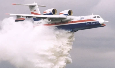 Rusya, orman yangınlarıyla m&uuml;cadele i&ccedil;in T&uuml;rkiye&rsquo;ye iki Be-200 amfibi u&ccedil;ağı g&ouml;nderdi