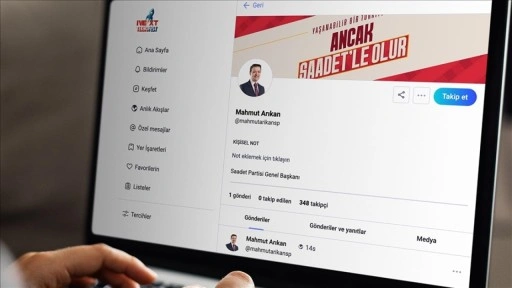 Saadet Partisi Genel Başkanı Arıkan, Türkiye'nin sosyal medya platformu NeXT Sosyal'e katı
