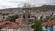Saati İsviçre'den getirilen Çankırı'daki tarihi saat kulesinde zaman yeniden akmaya başlay