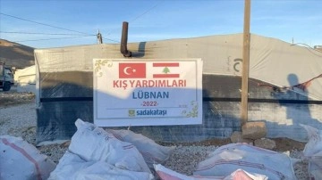 Sadakataşı Derneğinden Lübnan'daki ihtiyaç sahibi 300 aileye kış yardımı