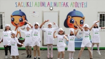 Sağlıklı Adımlar Mutfak Atölyesi kapılarını çocuklarla birlikte açtı