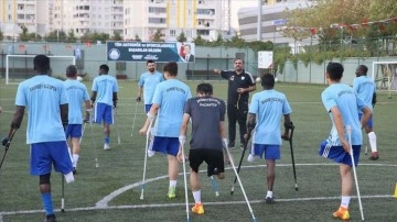 Şahinbey Belediyesi Ampute Futbol Takımı'nın gözü ikinci kez Şampiyonlar Ligi Kupası'nda