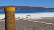 Salda Gölü'nün Beyaz Adalar bölgesinde göle ve plaja giriş kapatıldı