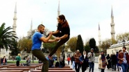 Salondaki sporu İstanbul sokaklarına taşıdılar