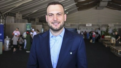Samed Ağırbaş "Sıfır Atık Festivali"ndeki stantları gezdi