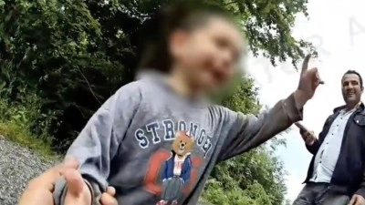 Samsun'da kaybolan 3 yaşındaki &ccedil;ocuğun bulunduğu anlar kameraya yansıdı