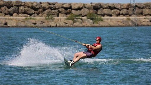 Samsun'daki su kayağı merkezi SUKAY adrenalin tutkunlarını ağırlıyor