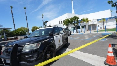 San Diego kentindeki İslam Merkezi'ne saldırıya ait olduğu &ouml;ne s&uuml;r&uuml;len g&ouml;r&uuml;nt&uuml;ler paylaşıldı