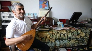 Şanlıurfa'da temizlik işçisinin motivasyon kaynağı Aşık Mahzuni Şerif