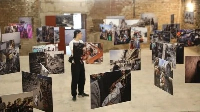 Saraybosna'da foto muhabiri Jadallah'ın 'Gazze: Soykırımın Kronolojisi' sergisi a&ccedil;ıldı 